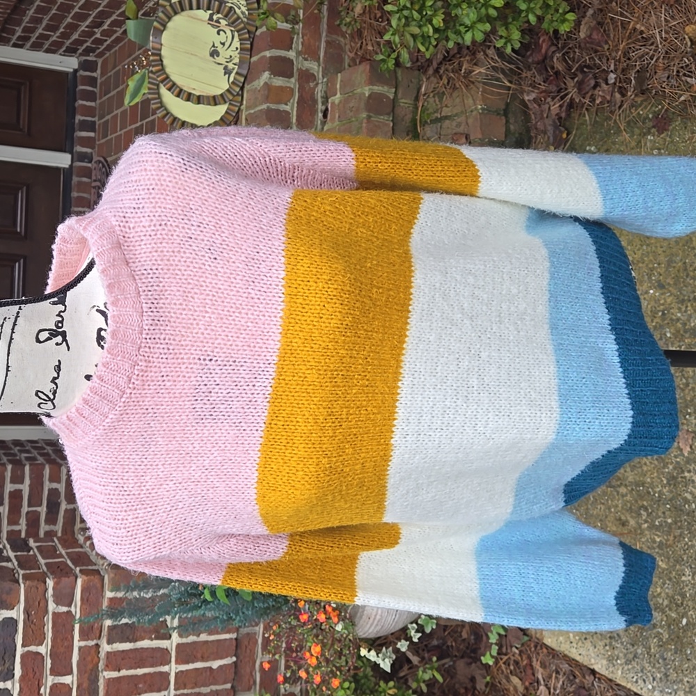 TOPSHOP Striped Sweater - Picture 2 of 10